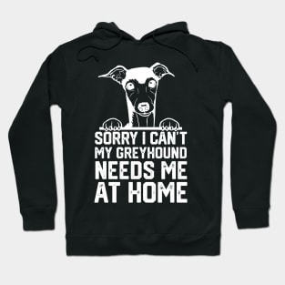 sorry i can't my Greyhound needs me at home Hoodie